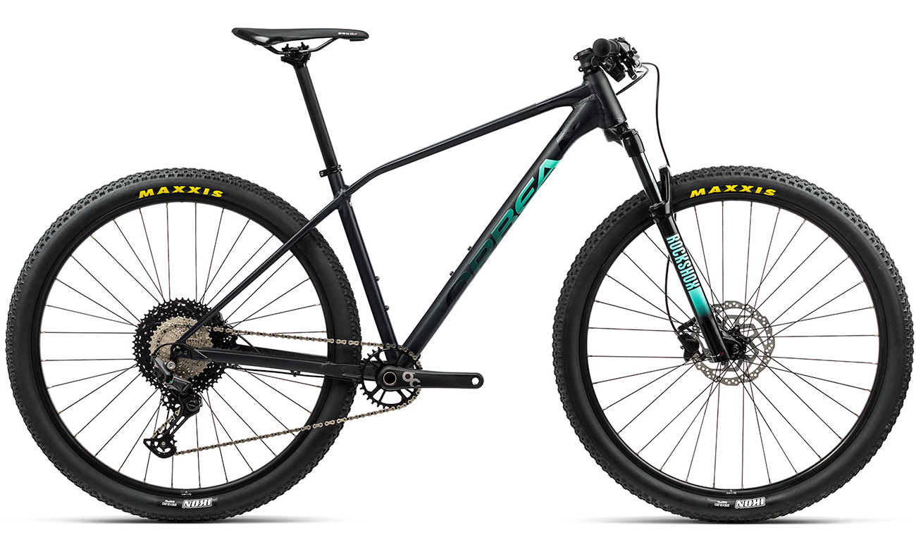 Фотографія Велосипед Orbea Alma H30 29" 2021, розмір XL, Чорно-зелений